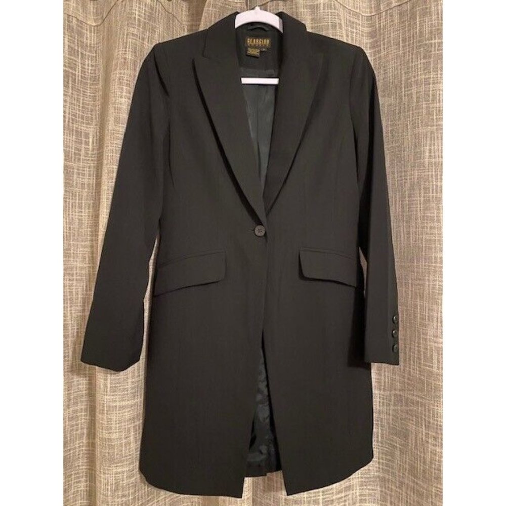 Georgiou Studio Black Women Long Jacket size 0